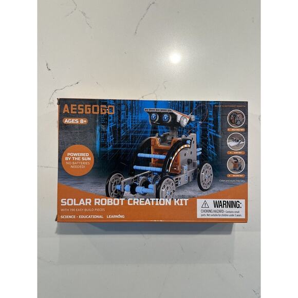 STEM toys: 12-in-1 STEM Solar Robot Kit And Rock And Mineral Set- Gifts for Kids - Picture 2 of 8